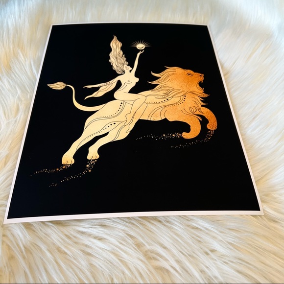 Leo Zodiac Sign Wall Art Print Poster Unframed - Picture 9 of 12